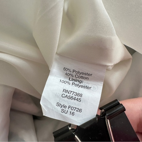 J. Crew striped dress sleeveless blue and white size 6 - Picture 6 of 6